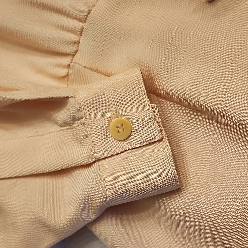 Barry Bricken Vintage Pro Clean Ex Cond Silk Maxi Shirt Dress, Size 6-8, $68 - Picture 5 of 14